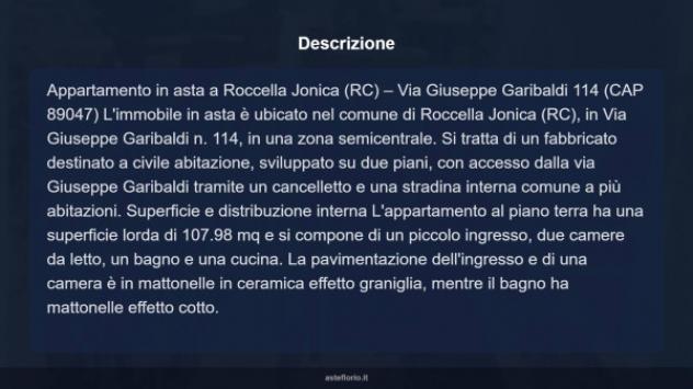 Immobile in asta di 107 m² in vendita a Roccella Ionica - Foto 11