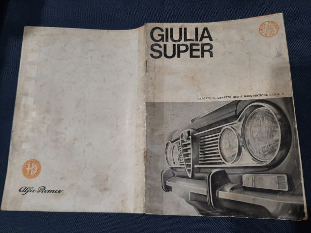 ALFA ROMEO ALLEGATO ORIGINALE GIULIA TI 1965 - Foto 3