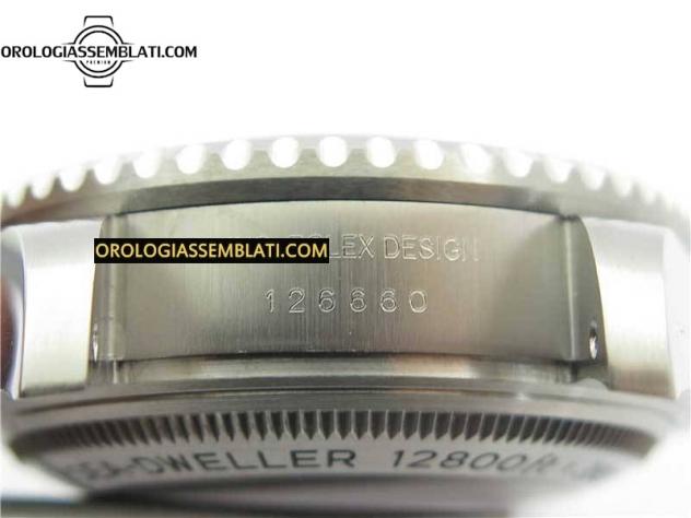 Rolex Replica SEA-DWELLER 126660 CASSA E BRACCIALE INOX 904L 'D-BLUE' 1:1 BEST EDITION A3235 CLONE - Foto 4