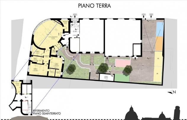 Appartamento in Vendita in zona CENTRO STORICO con giardino