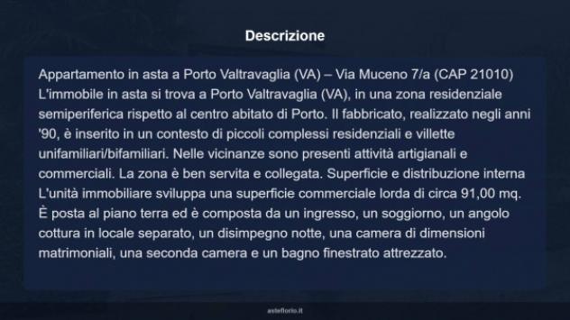 Immobile in asta di 91 m², box auto in vendita a Porto Valtravaglia - Foto 14