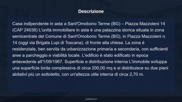Immobile in asta di 200 m² con più di 5 locali in vendita a Sant'Omobono Terme - Foto 11