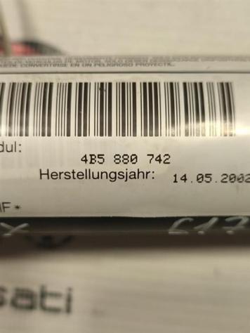 AIRBAG A TENDINA LATERALE PASSEGGERO AUDI A6 Avant Serie C5 (4B5) 4B5880742 (9704) - Foto 2