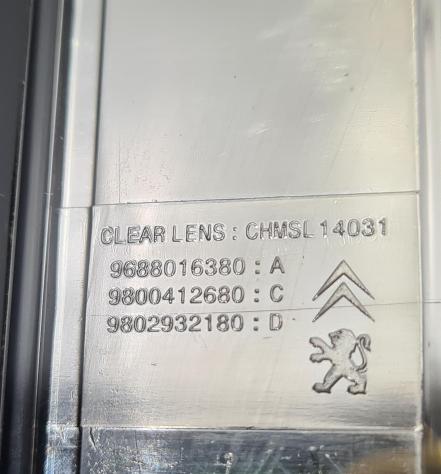 TERZO STOP PEUGEOT 308 SW 9688016380 (1517) - Foto 7