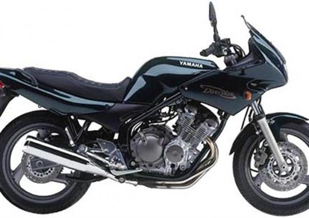 YAMAHA XJ S DIVERSION 600 PEDANA ANTERIORE SINISTRA + SUPPORTO 1992 4BR1 - Foto 9