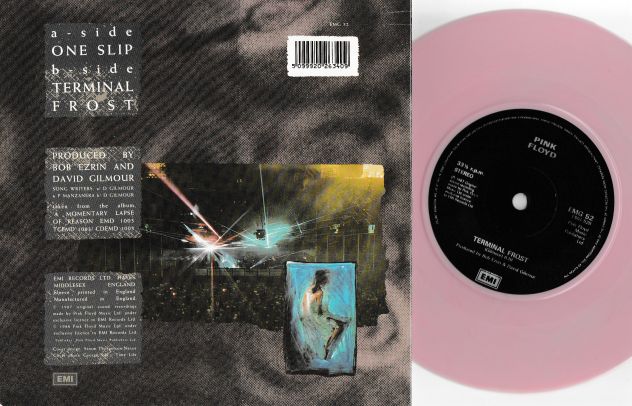 PINK FLOYD - One Slip - 7" / 33 RPM / 45 giri 1987 Limited Edition Pink Vinyl - Foto 3