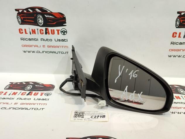 SPECCHIETTO RETROVISORE DESTRO TOYOTA Yaris Serie 879100DB30 025614 1KRFE (1416)