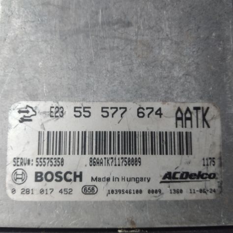 CENTRALINA MOTORE ECU OPEL INSIGNIA 0281017452 55577674 55575350 BB3 Centralin - Foto 4