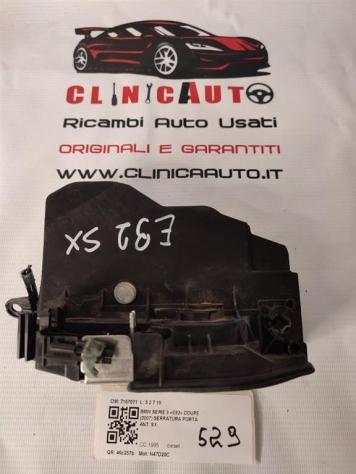 SERRATURA ANTERIORE SINISTRA BMW Serie 3 E92 Coupé 7167071 (0610) - Foto 2