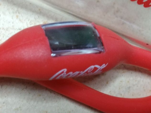 GADGET COCA COLA CON CUSTODIA ORIGINALE - OROLOGIO DI TENDENZA - Foto 6