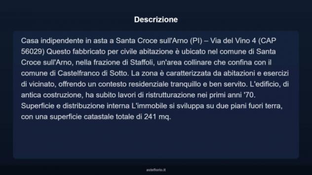 Immobile in asta di 241 m² in vendita a Santa Croce sull'Arno - Foto 18