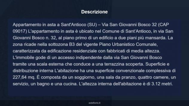 Immobile in asta di 227 m² in vendita a Sant'Antioco - Foto 15