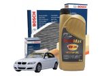 Kit Tagliando Bosch 6 Litri Olio Motore Speed Max 5w30 per BMW 3
