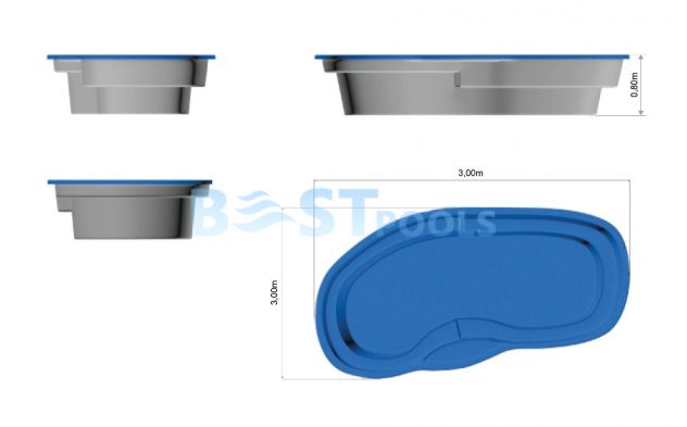 Piscina interrata in vetroresina direttamente di fabbrica. Consegna gratis ! - Foto 5