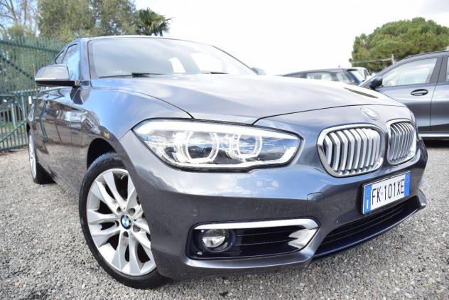 BMW Serie 1 - 118d 5p. 150CV URBAN LINE - AUTOMATICA - NAVI - SENSORI - FULL LED - PELLE - BT - CRUISE - BIZONA