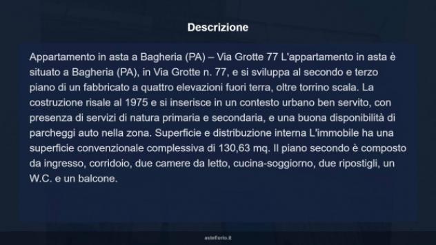 Immobile in asta di 130 m² con più di 5 locali in vendita a Bagheria - Foto 13