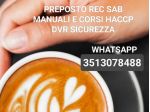 PREPOSTO REC SAB - HACCP - CORSO ONLINE - PREPOSTO REC SAB