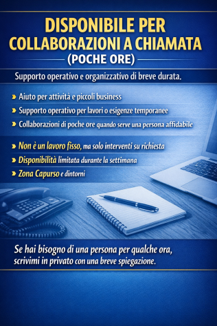 Supporto gestionale e amministrativo part-time