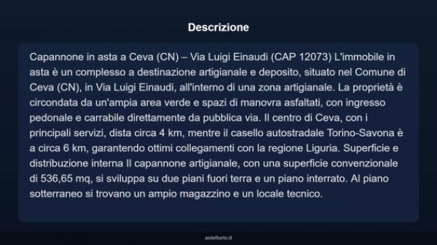 Immobile in asta di 536 m² in vendita a Ceva - Foto 5