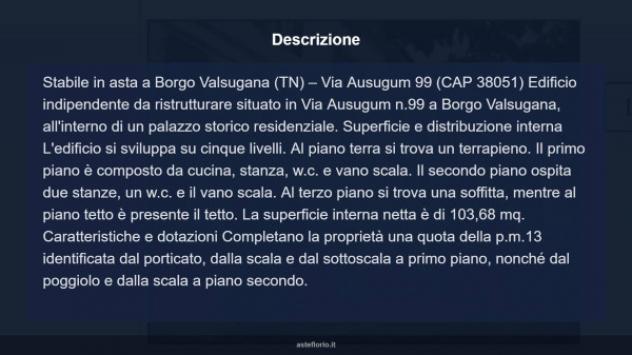 Immobile in asta di 126 m², box auto in vendita a Borgo Valsugana - Foto 18