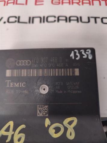 CENTRALINA GATEWAY AUDI A6 Avant Serie C6 (4F5) 4F0907468D diesel 2967 (0412) - Foto 2