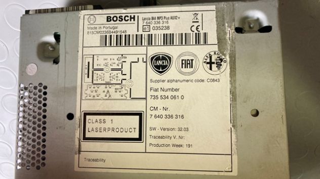 Autoradio Lancia Delta del 2012 (7355340610) - Foto 4