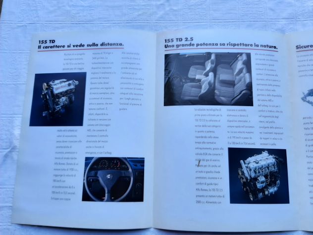 ALFA 155 TD 2.5 DEPLIANT OTIGINALE - Foto 4
