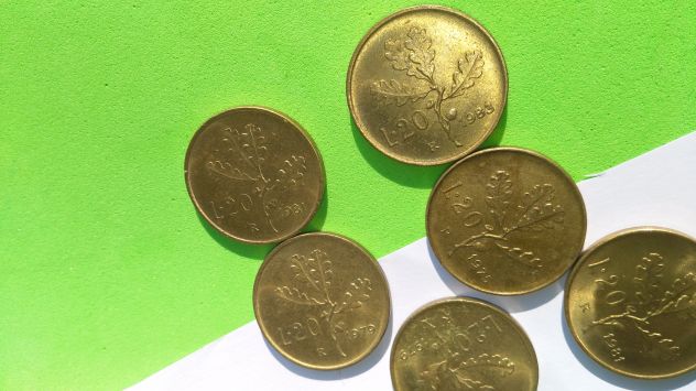 Monete da 20 lire Italia - Foto 6