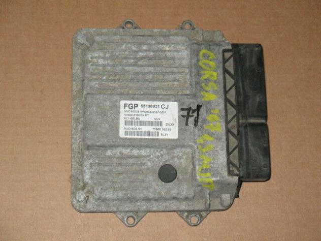 55198931 CJ ECU OPEL CORSA D 13 55198931CJ MJD 6O3.S1 HW03A 3137-S151