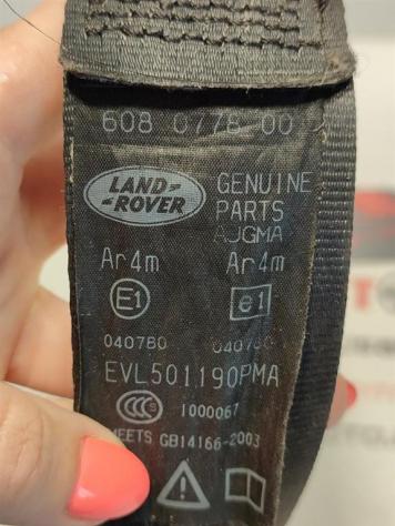 CINTURA DI SICUREZZA POSTERIORE DX LAND ROVER Discovery Serie III 608077800 603011500D 276 (0410) - Foto 5