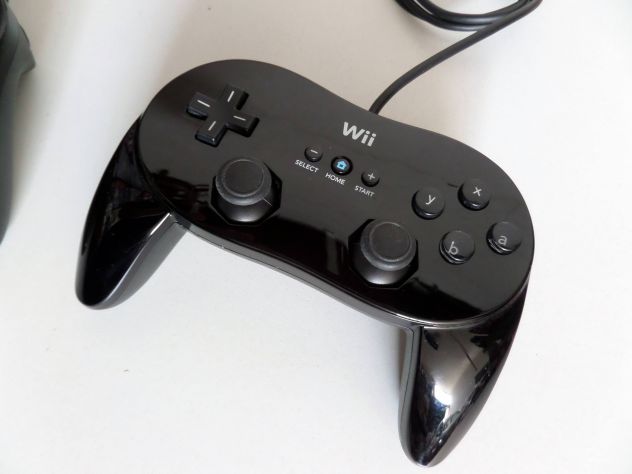 Joypad NINTENDO WII ORIGINALE ( NERO ) USATO, COME NUOVO - Foto 3