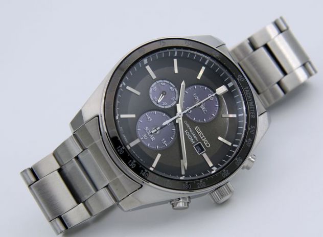 SEIKO SOLAR CRONOGRAPH NUOVO IN SCATOLA - Foto 2