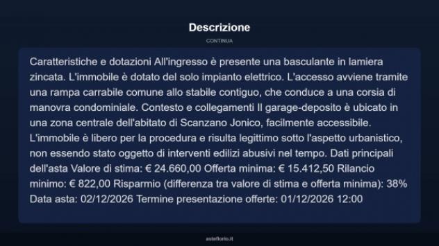 Immobile in asta di 36 m² in vendita a Scanzano Jonico - Foto 5