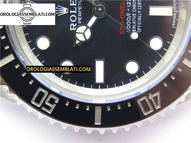 Rolex Replica SEA-DWELLER 2017 BASELWORLD 126600 1:1 BEST EDITION ACCIAIO 904L QUADRANTE NERO SU BRACCIALE SS A3235 CLONE V10 - Foto 6