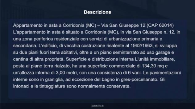 Immobile in asta di 134 m² con più di 5 locali in vendita a Corridonia - Foto 11