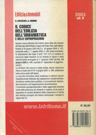IL CODICE DELL’EDILIZIA DELL’URBANISTICA E DELLE ESPROPRIAZIONI - Foto 2