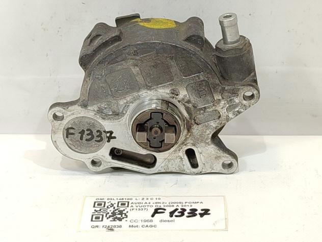 POMPA A VUOTO AUDI A4 Avant (8K5) 03L145100 CAGC diesel 1968 (0815)