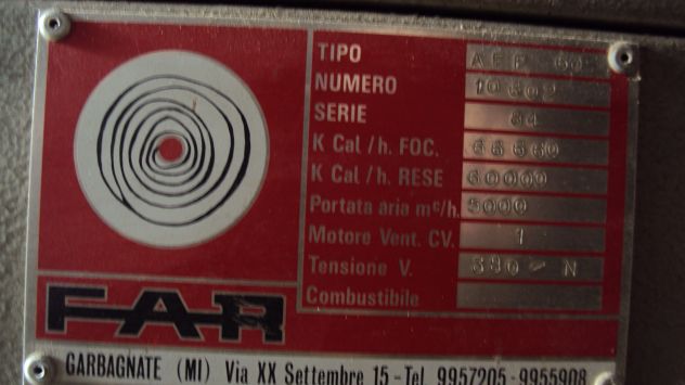 GENERATORE ARIA kal. /h 66 - Foto 5