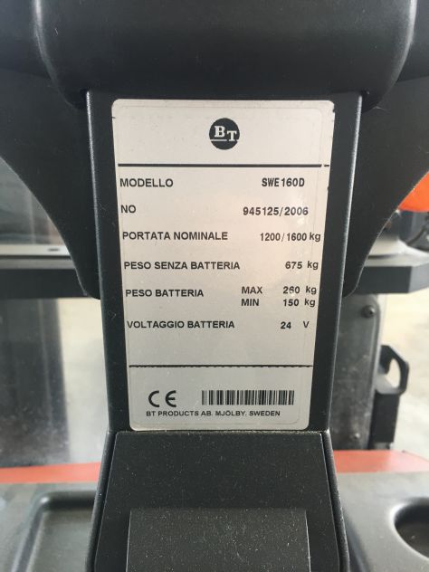 TRANSPALLET A COLONNA BT USATO