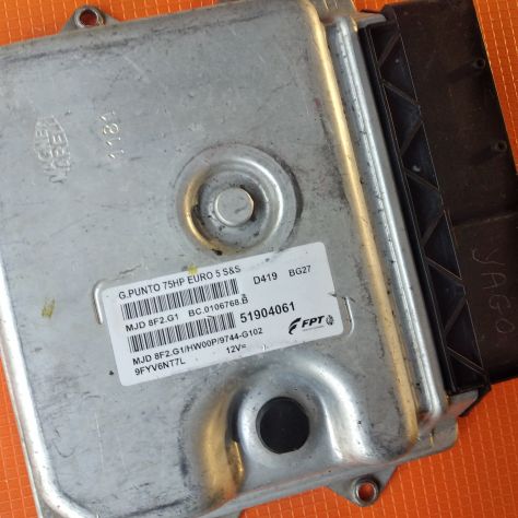 CENTRALINA MOTORE FIAT GRANDE PUNTO EVO FPT 51904061 MJD8F2.G1 - Foto 2