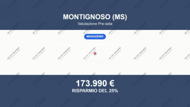 Immobile in asta di 1057 m² in vendita a Montignoso