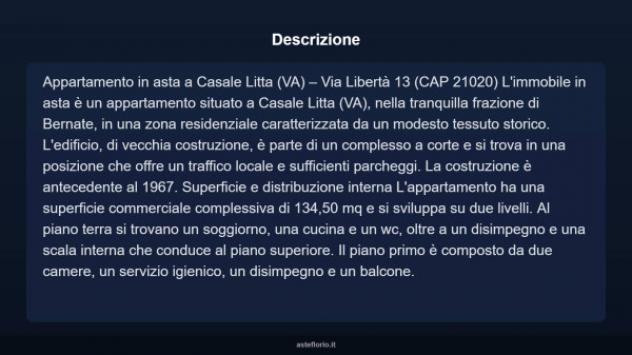 Immobile in asta di 134 m² in vendita a Casale Litta - Foto 4