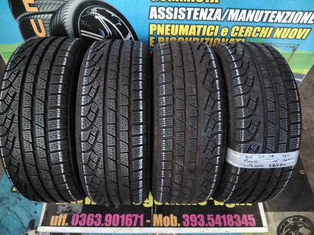 4 gomme usate pirelli 215 45 18 93v invernali - Foto 3