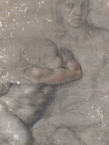 Madonna con il bambino - Michelangelo- 39x 51 - Foto 2