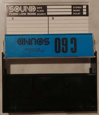 Vintage Rara Audiocassetta Sound C-60* Ferro 1978-1981 Non Registrata - Foto 3