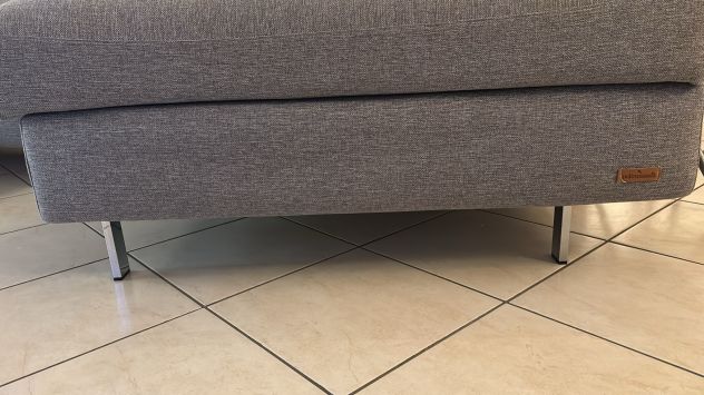 POLTRONESOFA' Divano Angolare con Penisola e Pouf - Foto 7