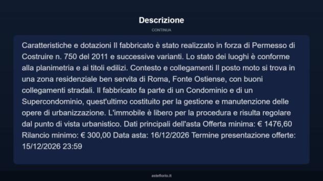 Immobile in asta di 3 m² in vendita a Roma - Foto 4