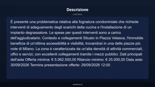 Immobile in asta di 1500 m² in vendita a Milano - Foto 4