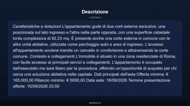 Immobile in asta di 77 m² in vendita a Roma - Foto 4