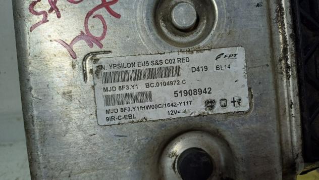 CENTRALINA MOTORE LANCIA Ypsilon 4° Serie MJD8F3.Y1/51908942/HW00C 199B1000 diesel 1248 (1123) - Foto 2